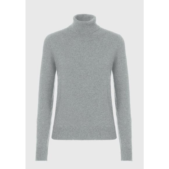 Isaac Mizarahi Womens 100% Cashmere Turtleneck Sweater Size Medium Gray - Picture 1 of 10